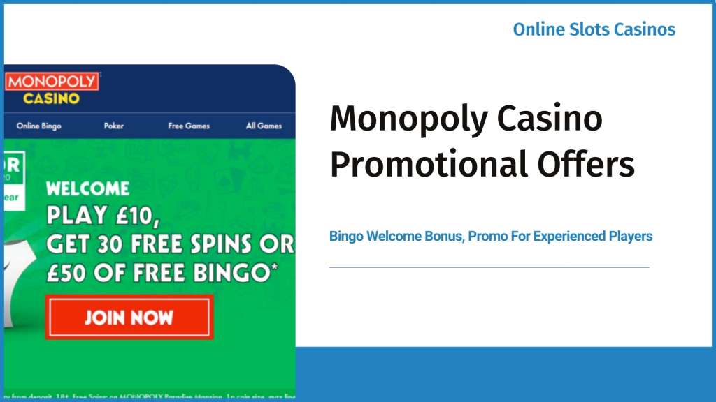 Monopoly Casino Promotional Offers