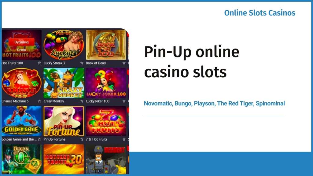 Pin-Up online casino slots