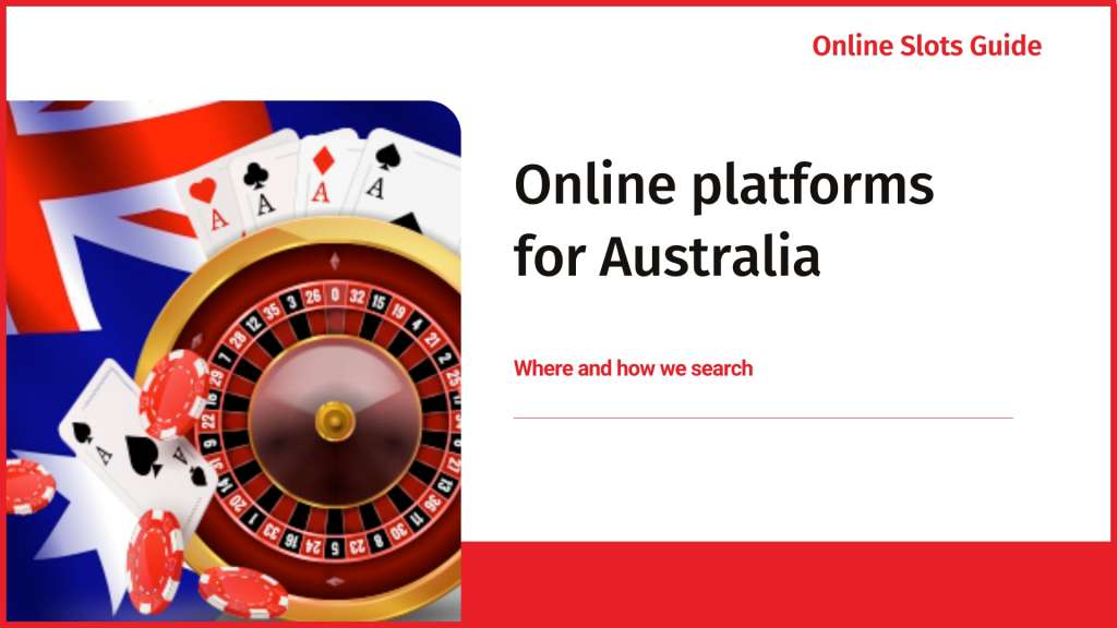 Where and how we searched for online platforms for Australia